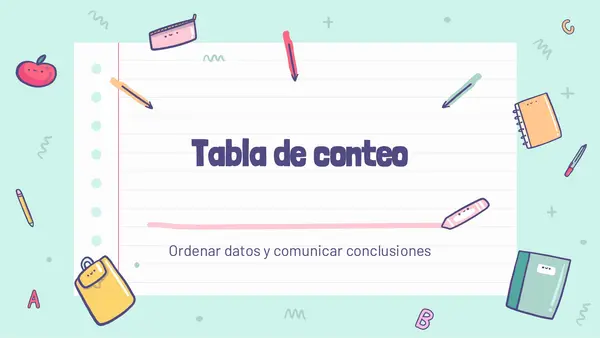 Tabla de conteo
