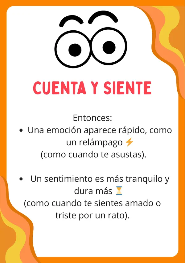 Cuenta y Siente