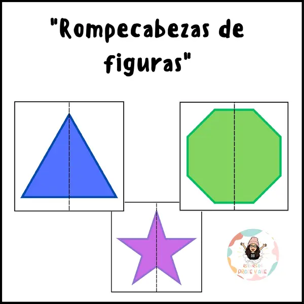 Rompecabezas de figuras geométricas 