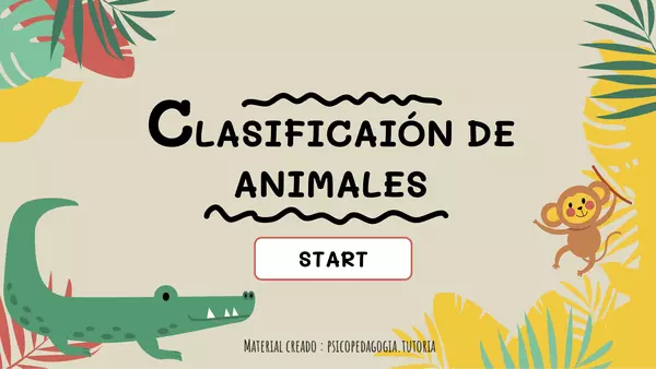 PPT INTERACTIVO CLASIFICACIÓN ANIMALES
