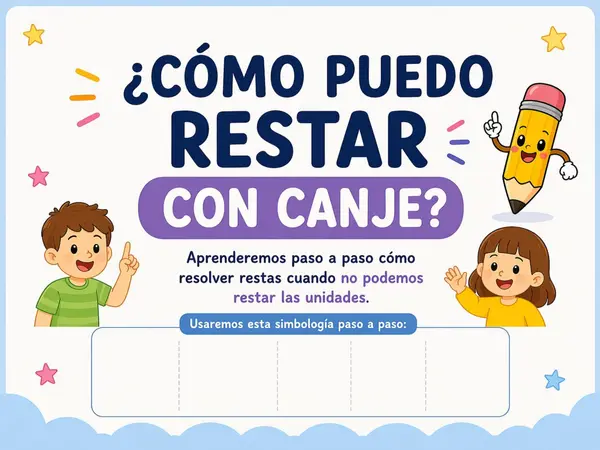 Clase de Restas con Canje - 3° básico