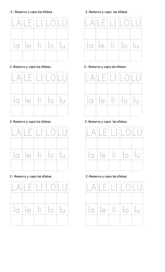 LAPBOOK LETRA L