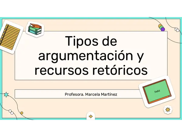 Tipos de argumentación y recursos retóricos