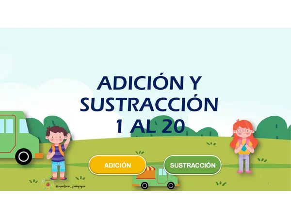  PPT Adición y sustracción 1° básico