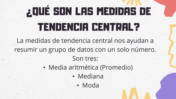 Medida de tendencia central: Mediana y Moda