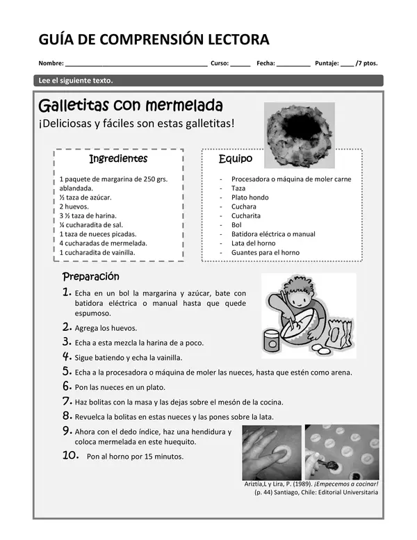 Cuadernillo "Avanzando hacia la comprensión lectora I" 3° básico.