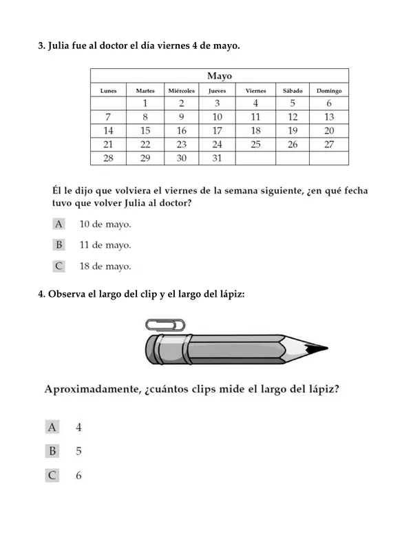 Ficha reactivación Matemática segundo
