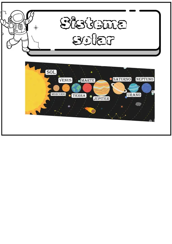 Flapbook "Sistema Solar" Ciencias Naturales
