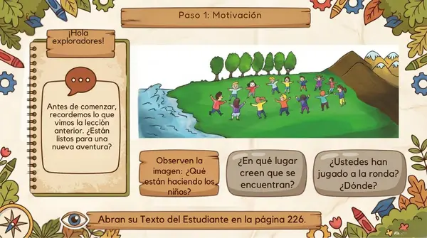 Lección 12 "Juguemos en el bosque" 2° Básico Leo Primero