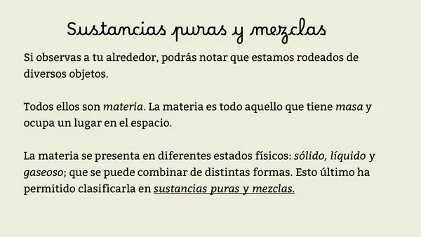 7° Clasificación de la Materia 