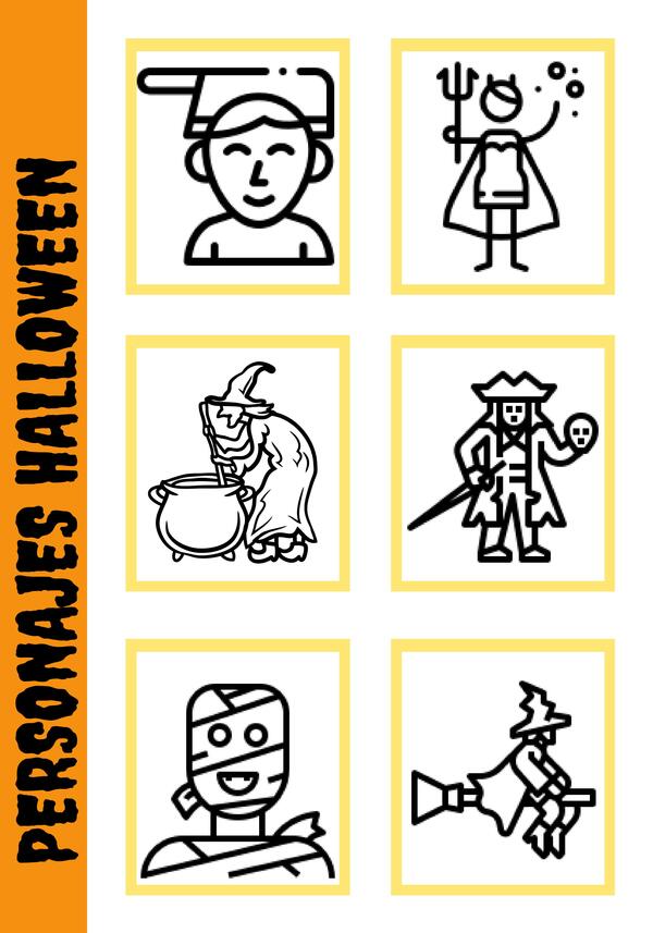 "Colorea en Halloween"