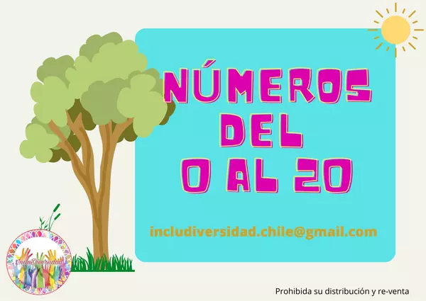 Números del 0 al 20. | profe.social