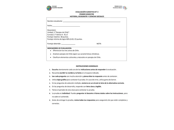 Prueba Zonas de Chile