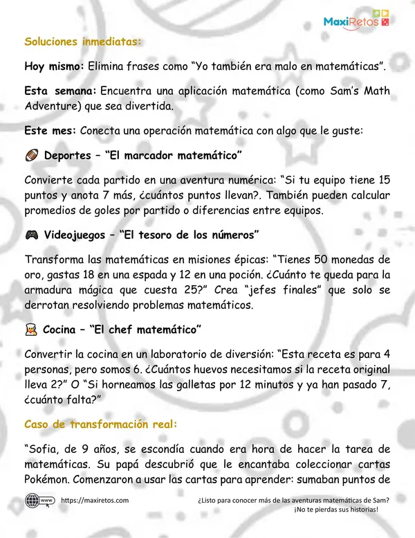  ¿Tu hijo o alumno hace drama cada vez que escucha "MATEMÁTICAS"?