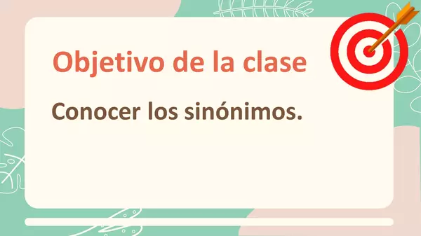 Los sinónimos
