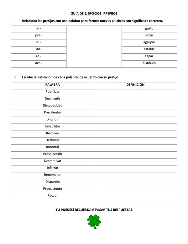 Guía de Prefijos