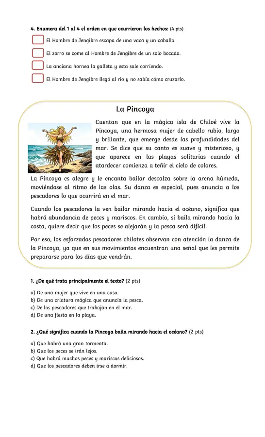PRUEBA SUSTANTIVOS ADJETIVOS Y COMPRENSION LECTORA