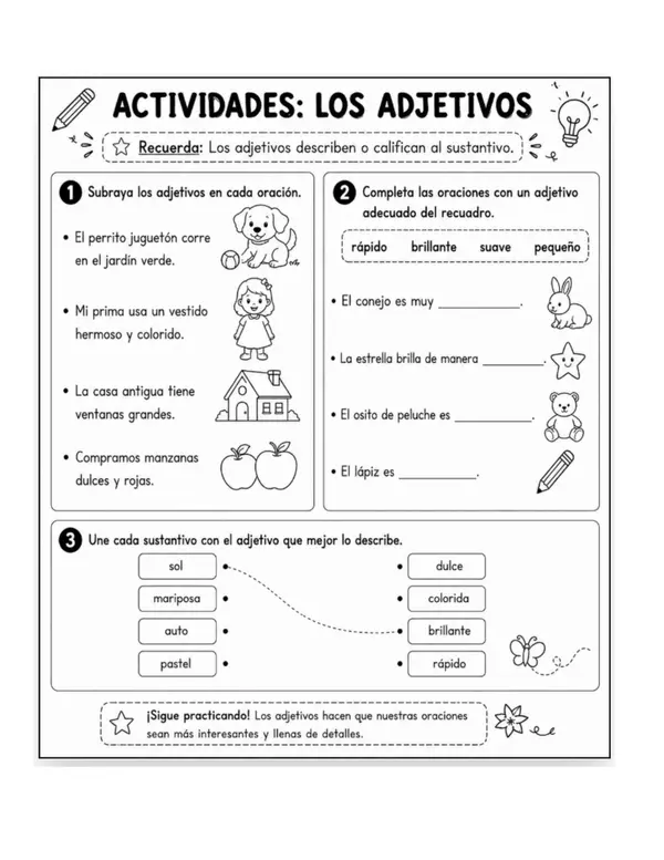 Los adjetivos 
