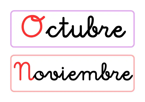Días de la semana y meses del año