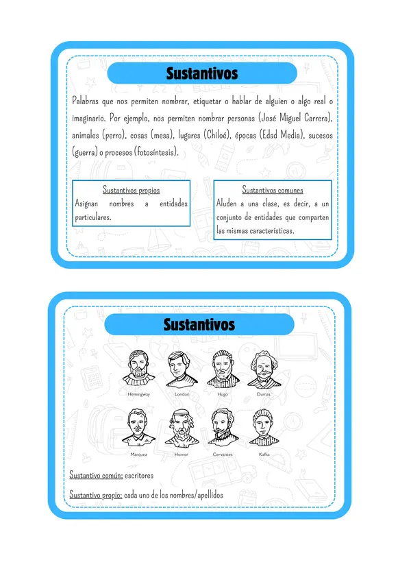 Categorias gramaticales