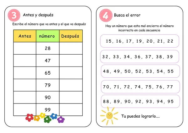 Cuadernilo matemática Modulo 1 (números del 1 al 100)