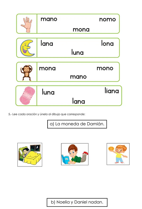 Guía letra N