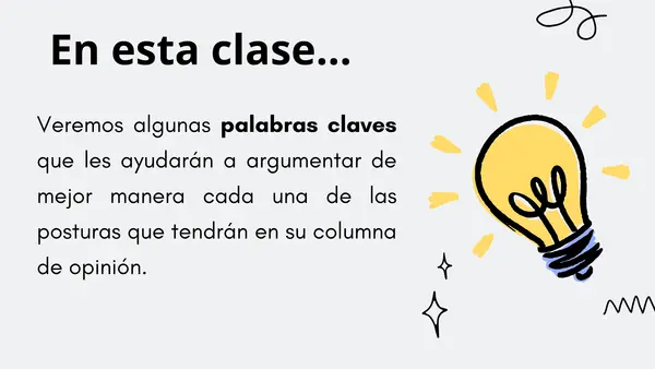 Claves de argumentación 