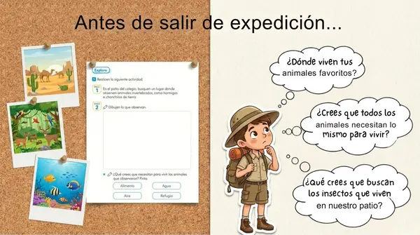 Clase 10 Lección 3 Unidad 2 "¿Dónde viven los animales?" 2 ° Básico