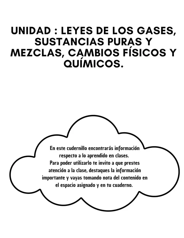 cuadernillos de ciencias unidad 1 "LEYES DE LOS GASES".