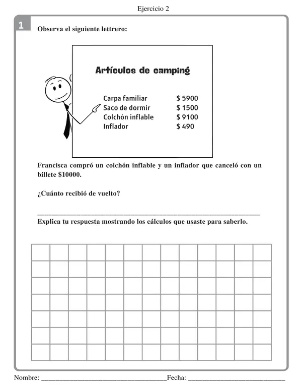 21 ejercicios SIMCE - Matemática 4to básico - Resolución de problemas 