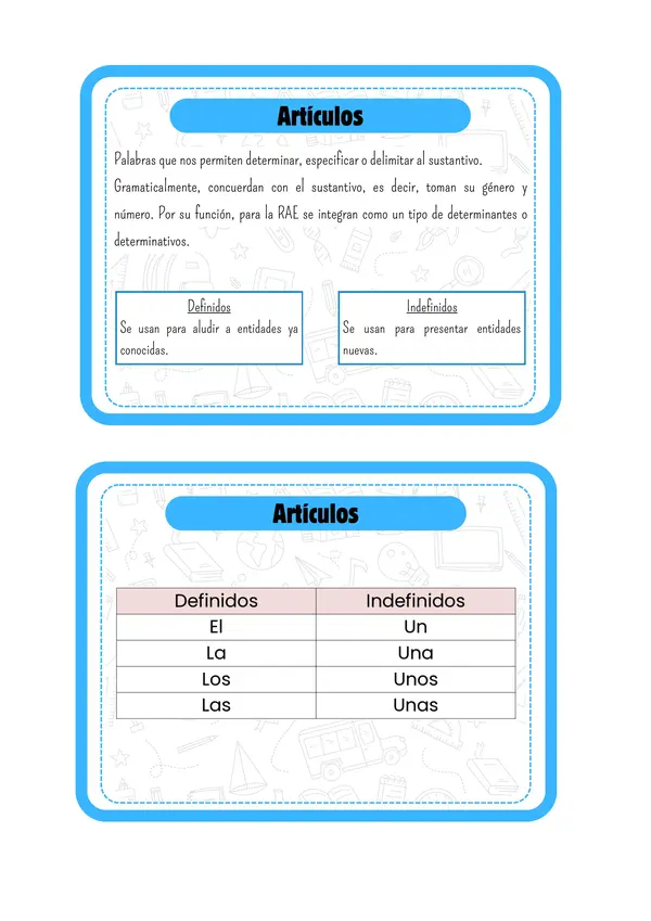 Categorias gramaticales