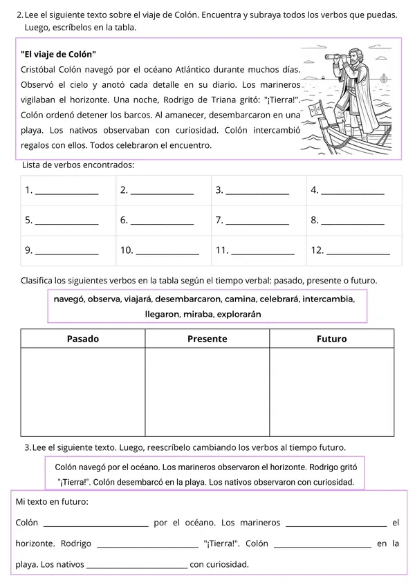 Verbos, Encuentro de dos mundos