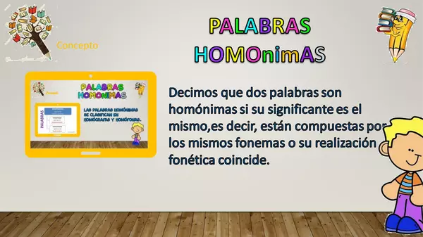 PALABRAS HOMONIMAS