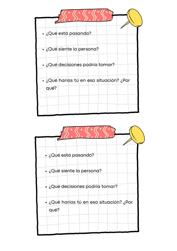 Preguntas para actividad sobre prevención de drogas