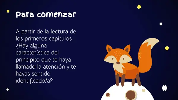 El principito: personajes 