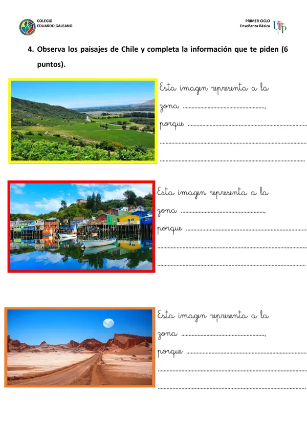 Prueba Zonas de Chile