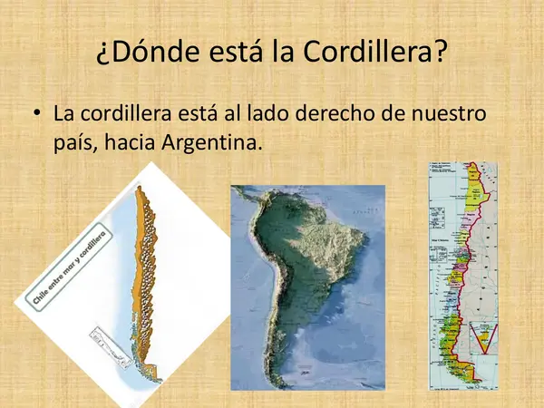 Cordillera y océano primero básico