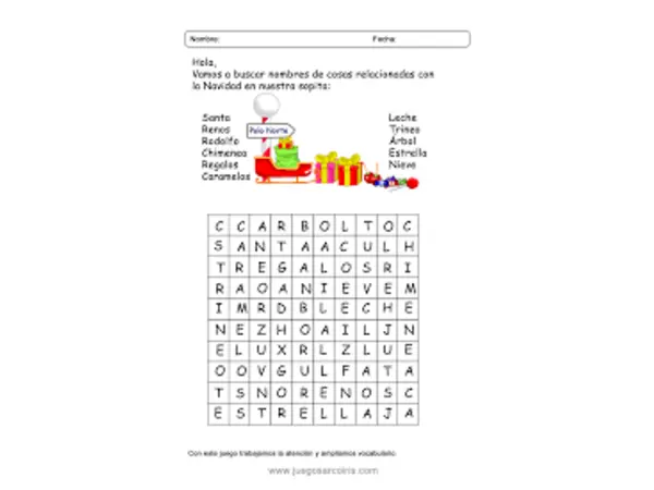sopa de letras 