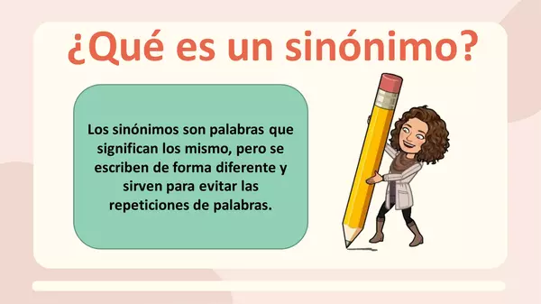 Los sinónimos