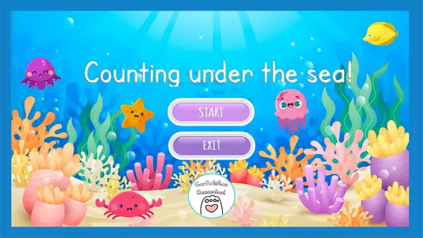 Counting under the sea | Juego de conteo en inglés
