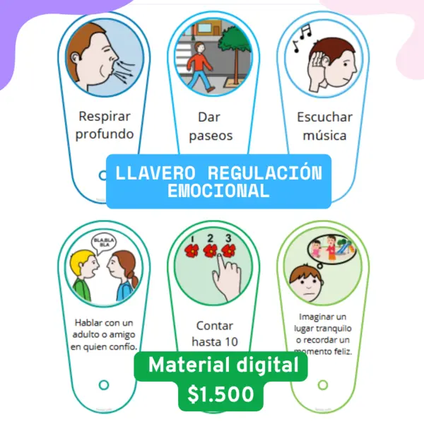 Llavero regulacion emocional 