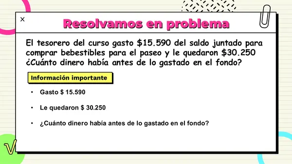 Resolución de problemas de adiciones 