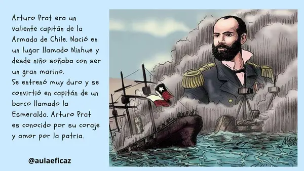"Valentía en el Mar: La Historia de Arturo Prat y las Glorias Navales de Chile"