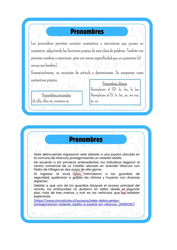 Categorias gramaticales