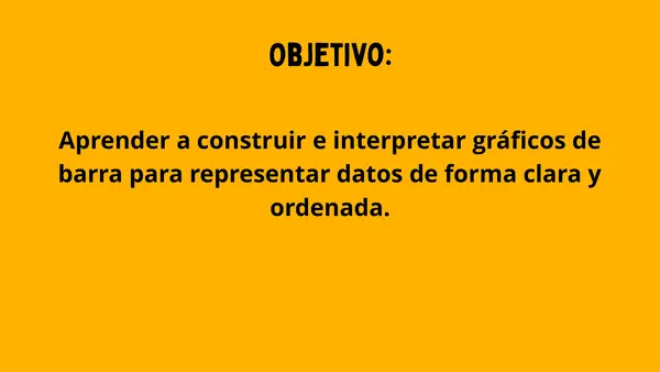 Construir gráficos de barra 5to básico