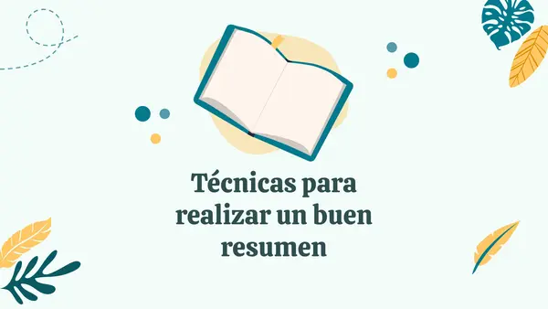 Estrategia de Lectura: Resumir un Texto Narrativo