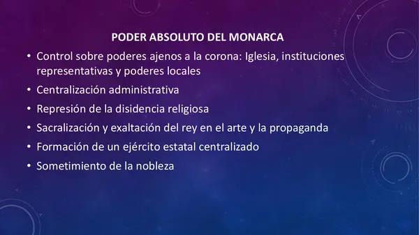 Estado moderno y monarquías absolutas