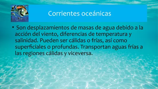 Corrientes oceánicas
