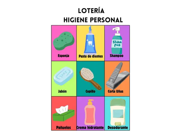 Loteria de higiene personal