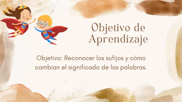 El sufijo.